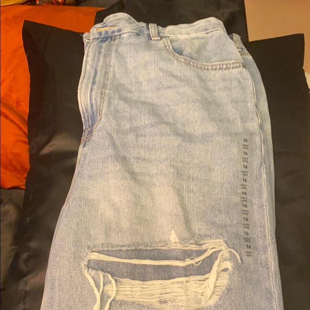 American eagle curvy mom jeans